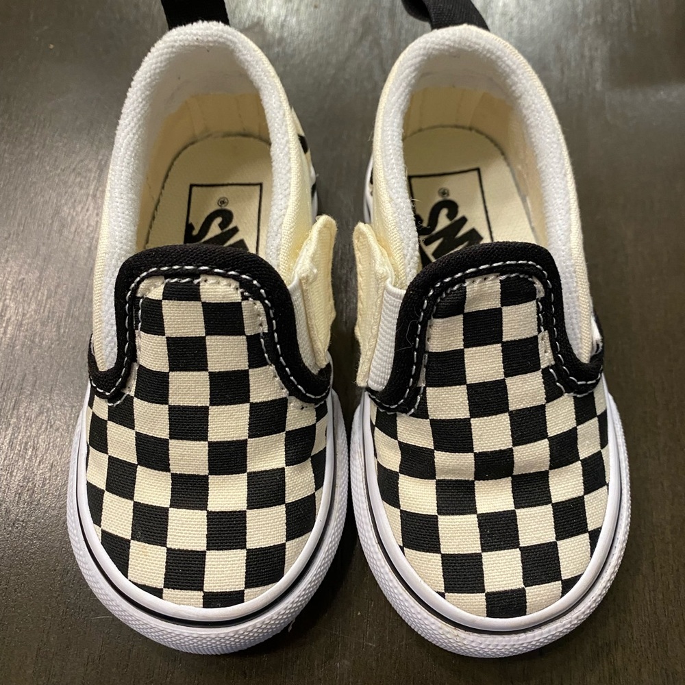 Toddler Checkered Vans